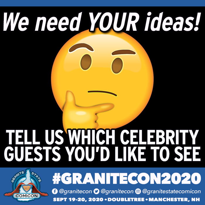 Granitecon 2020 celebrity poll