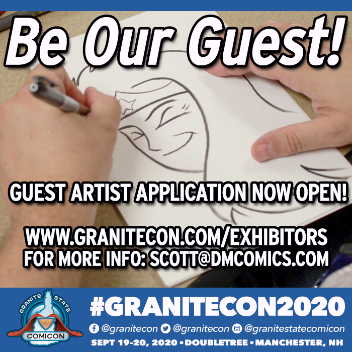 Granitecon 2020 guest artist