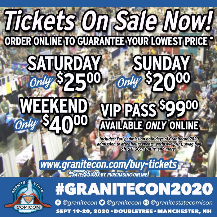 *Granitecon 2020 announcement TICKETS