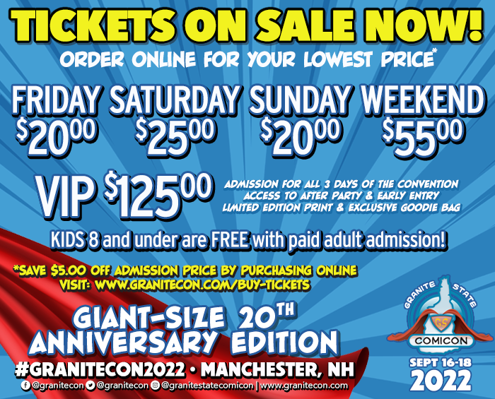 Granitecon 2022 announcement TIX