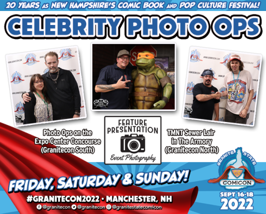 The Photo Ops Schedule! - Granite State Comic Con